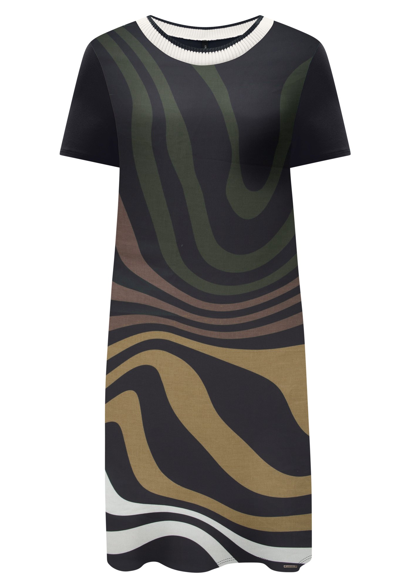 VESTIDO FEMININO ESTAMPADO LUNENDER - C5067 - Imagem 3