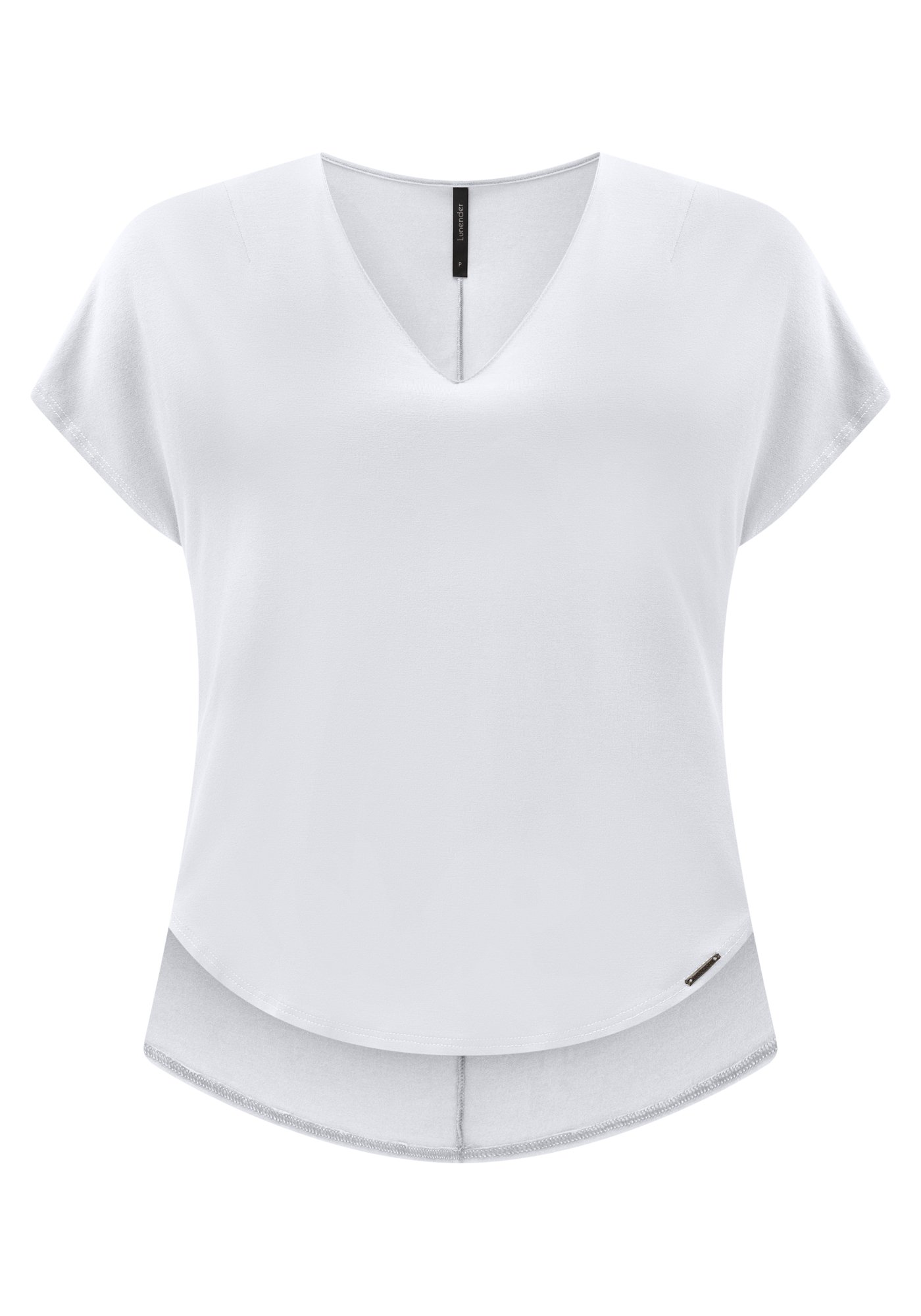 BLUSA MANGA CURTA MALHA VISCOSE FEMININA LUNENDER - C5108 - Imagem 2