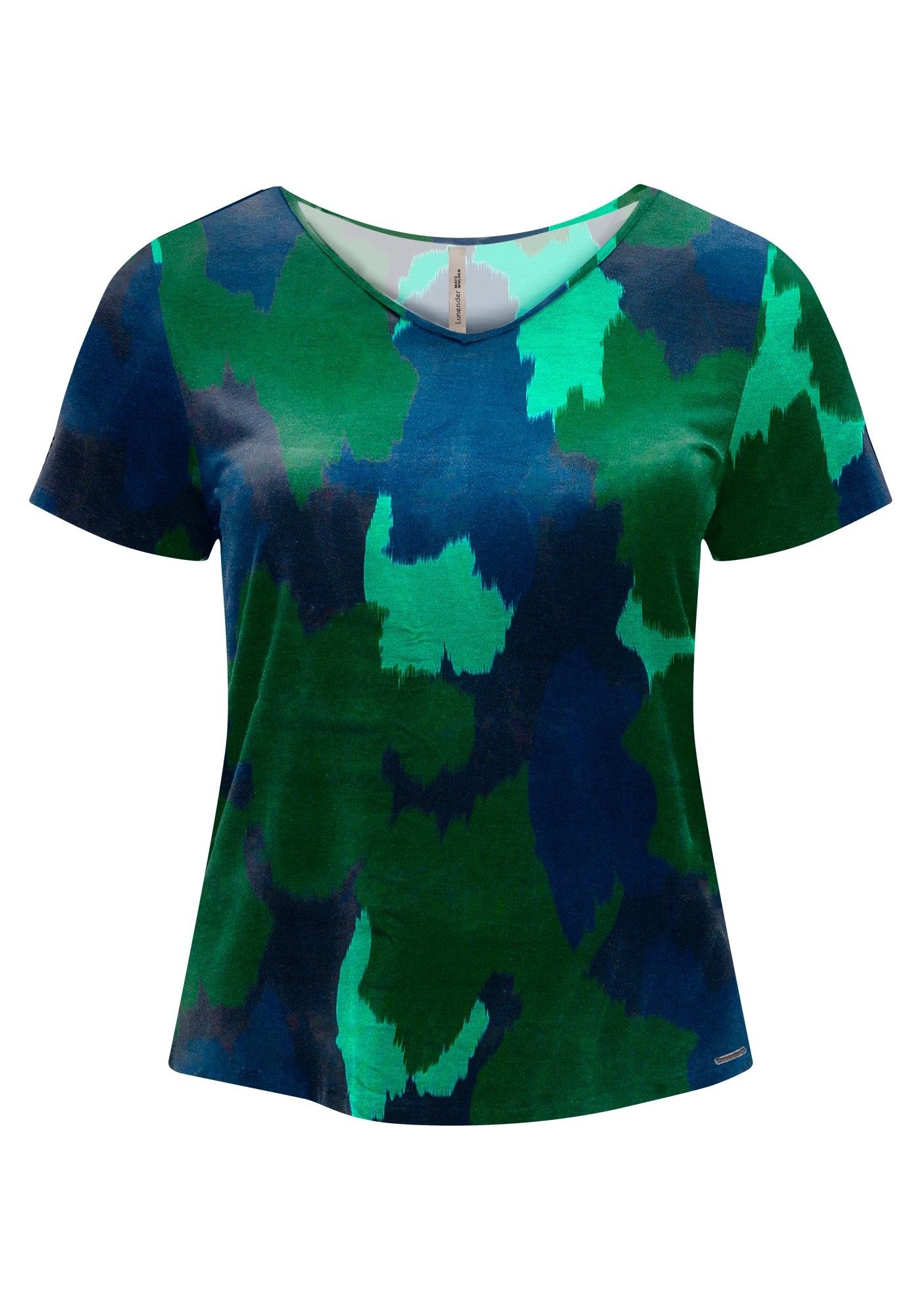 BLUSA MANGA CURTA LUNENDER ESTAMPADA C5127 - Imagem 3