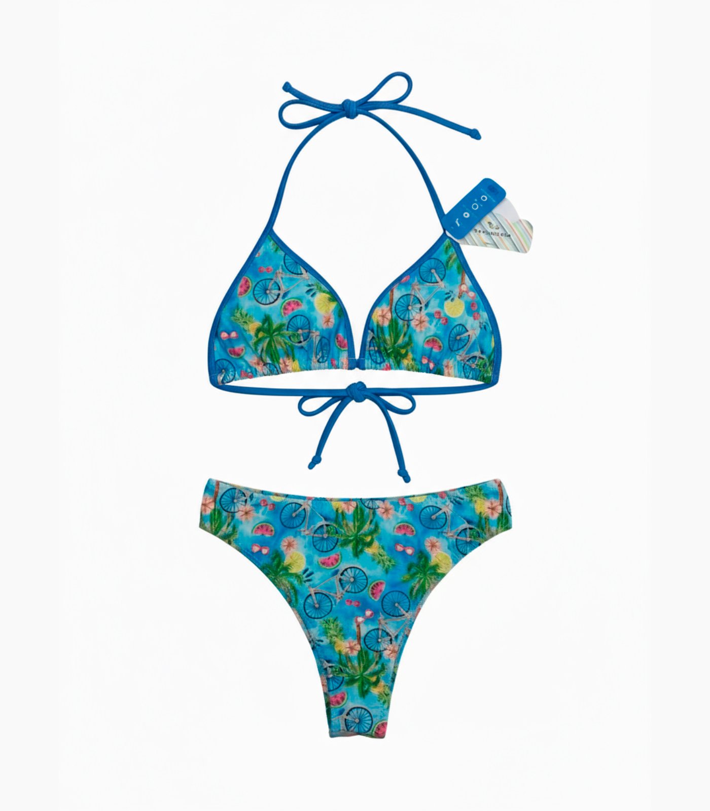 CONJUNTO BIQUINI CORTININHA PROTECAO UV BdBB MODA INFANTIL - 132 - Imagem 3