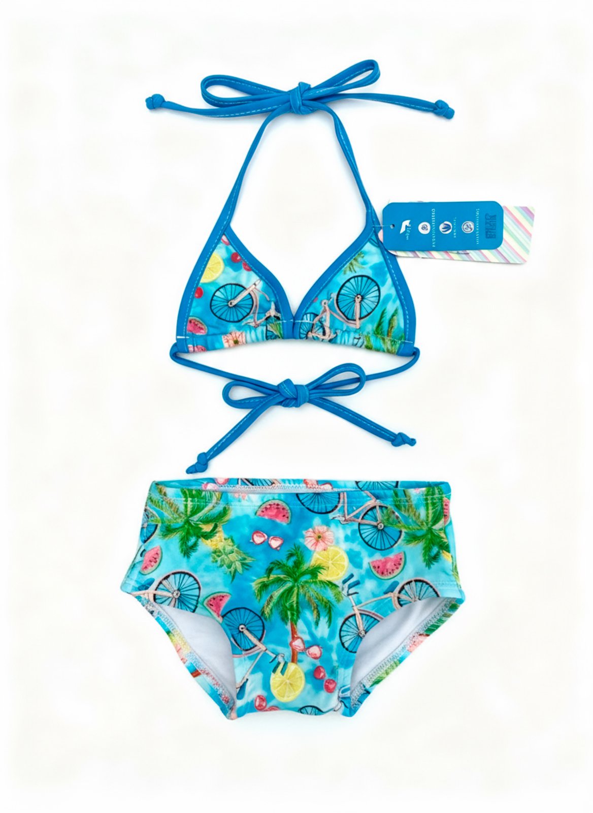 CONJUNTO BIQUINI CORTININHA PROTECAO UV BdBB MODA INFANTIL - 132 - Imagem 19