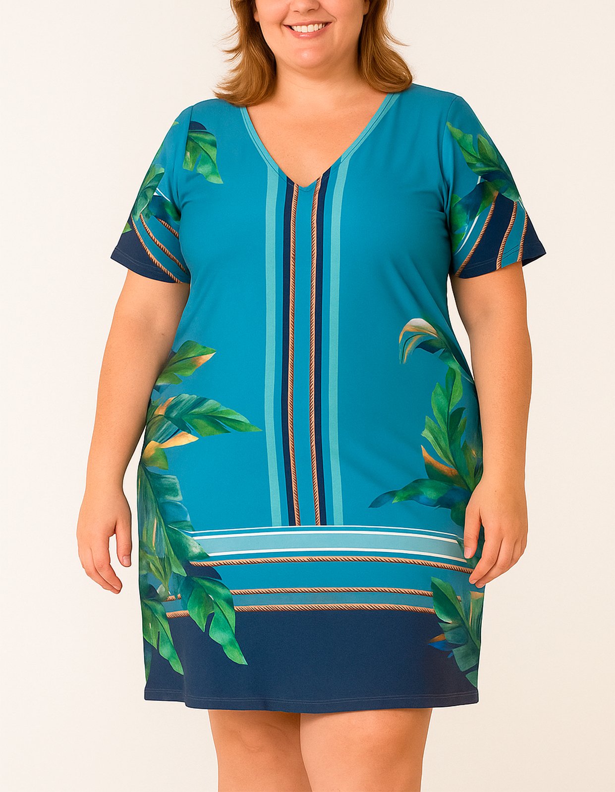 VESTIDO PLUS SIZE FEMININO SECRET GLAM