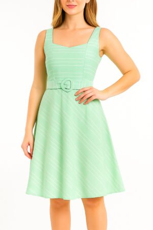 VESTIDO FEMININO ALFAIATARIA COM CINTO DUBALO - 2018