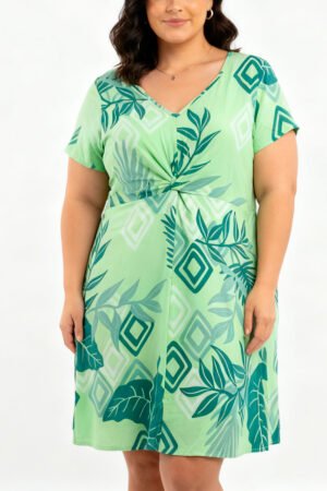 VESTIDO FEMININO PLUS SIZE HABANA MODA