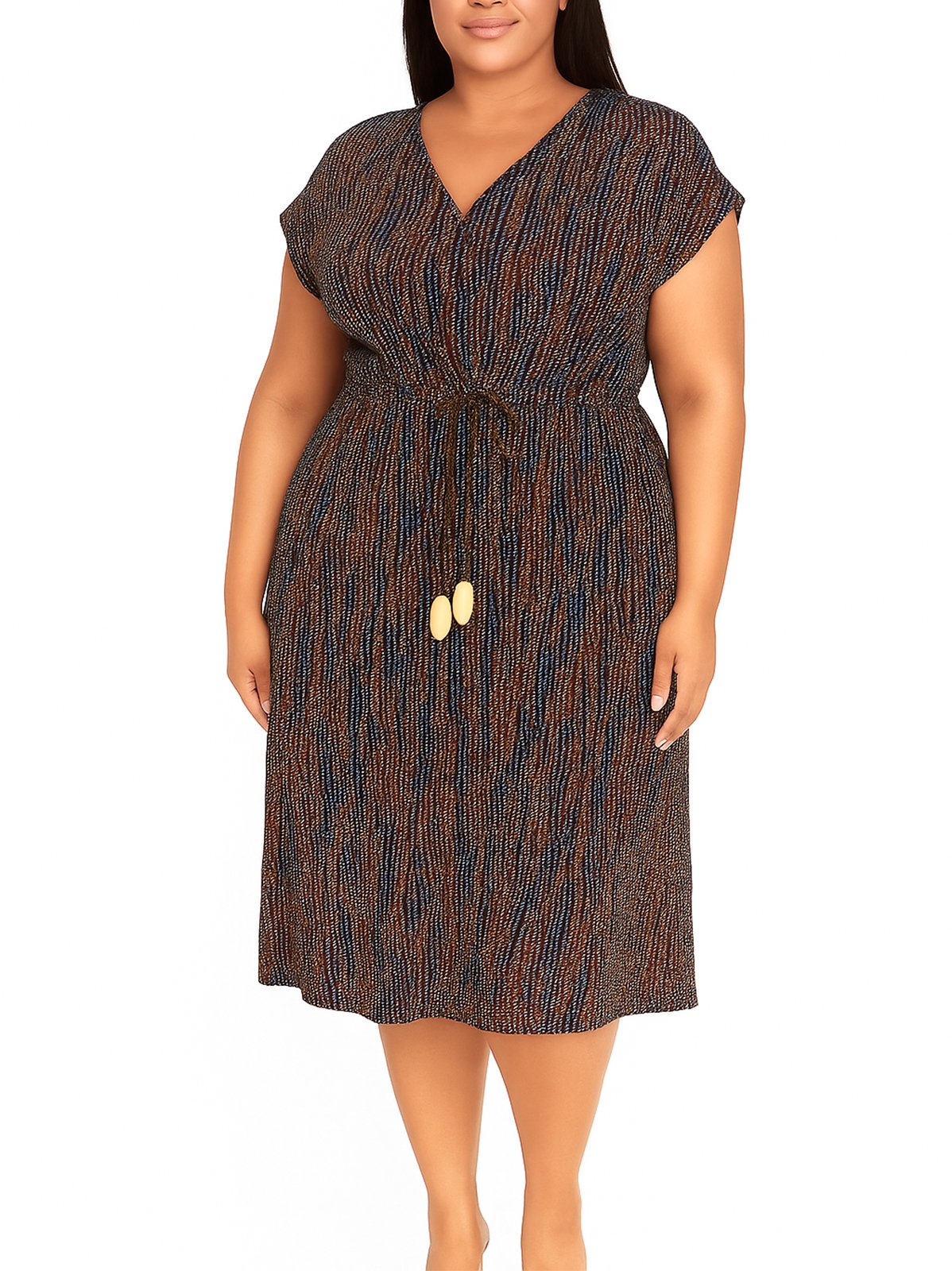 VESTIDO MIDI PLUS SIZE LUNENDER MAIS MULHER - 47162