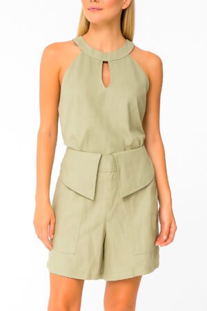 CONJUNTO FEMININO BLUSA E SHORT ALFAIATARIA FIORE - 1621/22