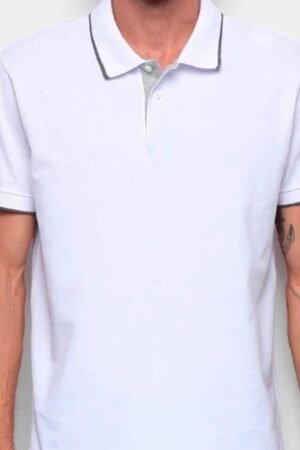 POLO MASCULINA MALHA PERUANA