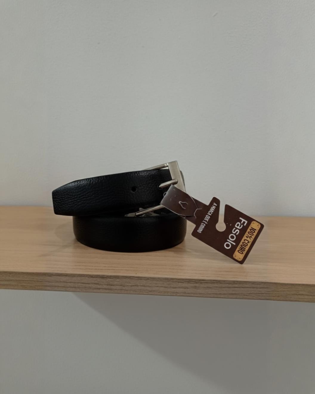 Cinto Masculino Fasolo Couro Legitimo Social