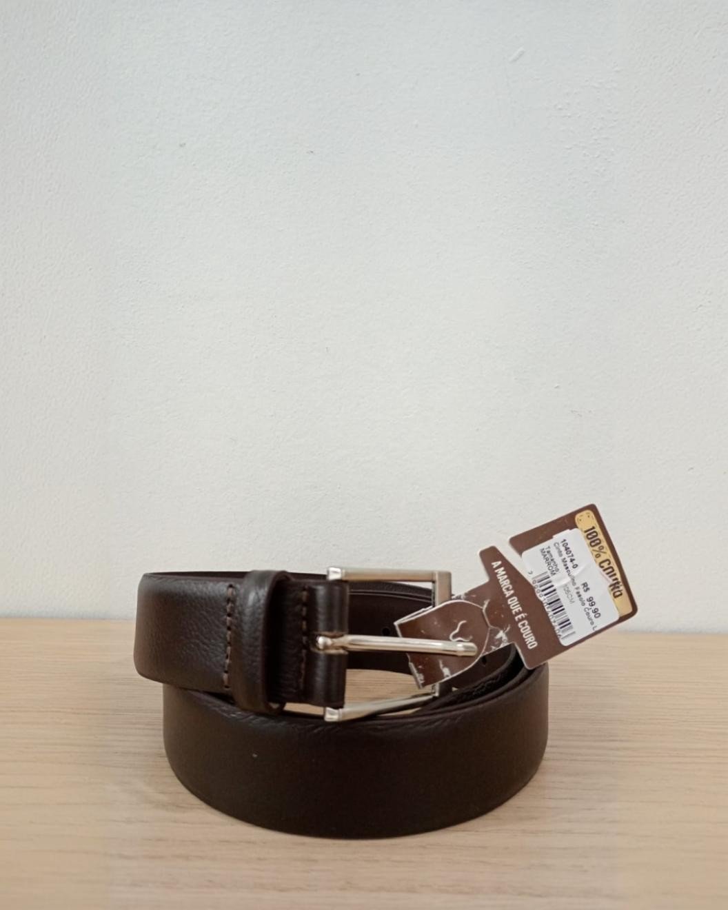 Cinto Masculino Fasolo Couro Legitimo Social - Imagem 4