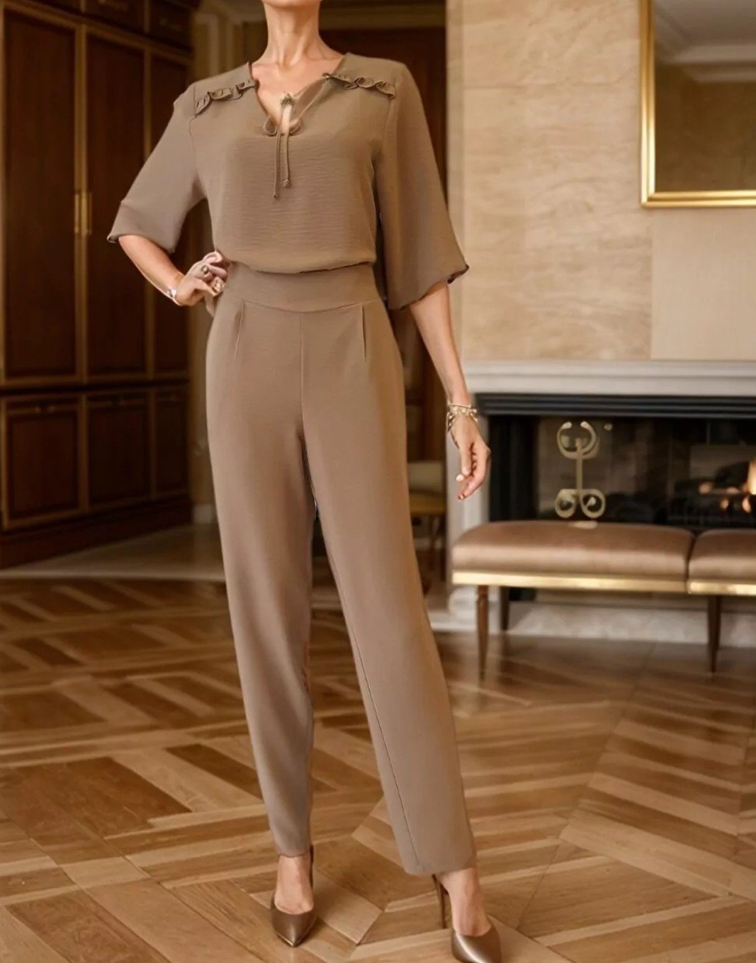 CONJUNTO ALFAIATARIA COM CALCA 2262 HEMIX BRGE