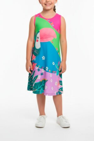VESTIDO SEM MANGAS INFANTIL ROVI KIDS - 3139312