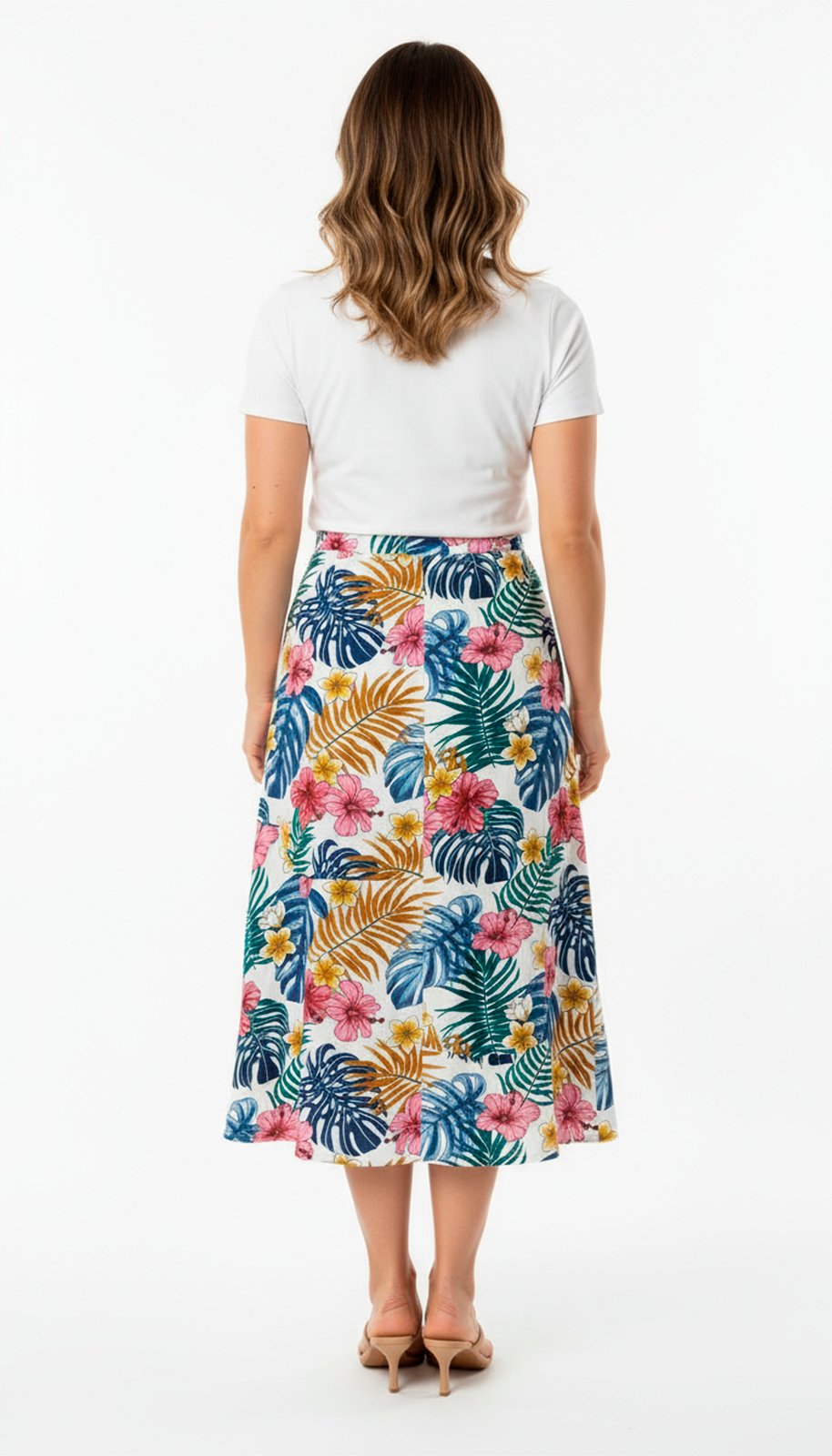 SAIA MIDI COM BOTOES FEMININA ALI-88 FASION - 30035 - Imagem 7