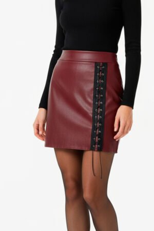 SAIA EM TECIDO ENCERADO FEMININA NATASHA MODAS