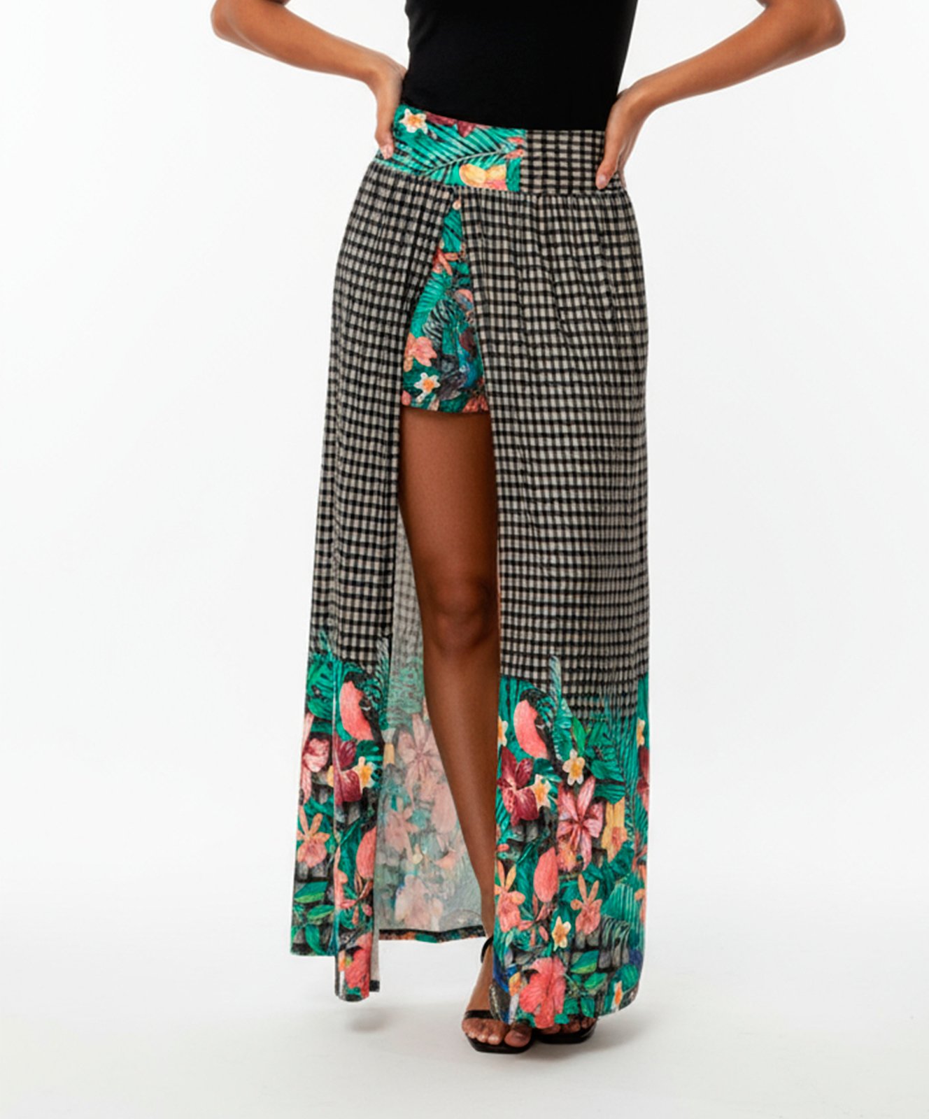 SHORT SAIA LONGA FEMININA MODAS LOURDES