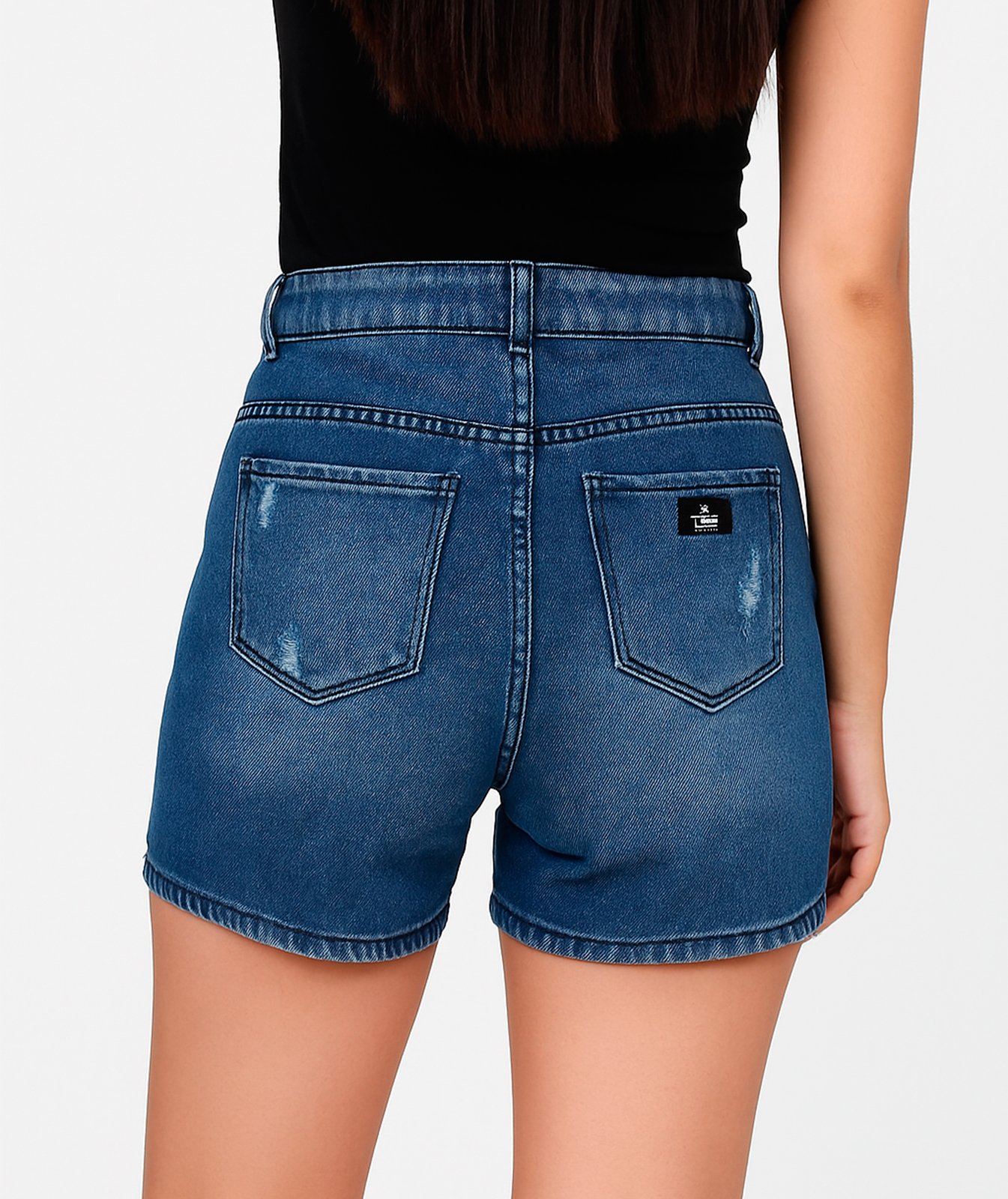 SHORT FEMININO HOT PANTS TEEZZ JEANS - TE21717 - Imagem 2