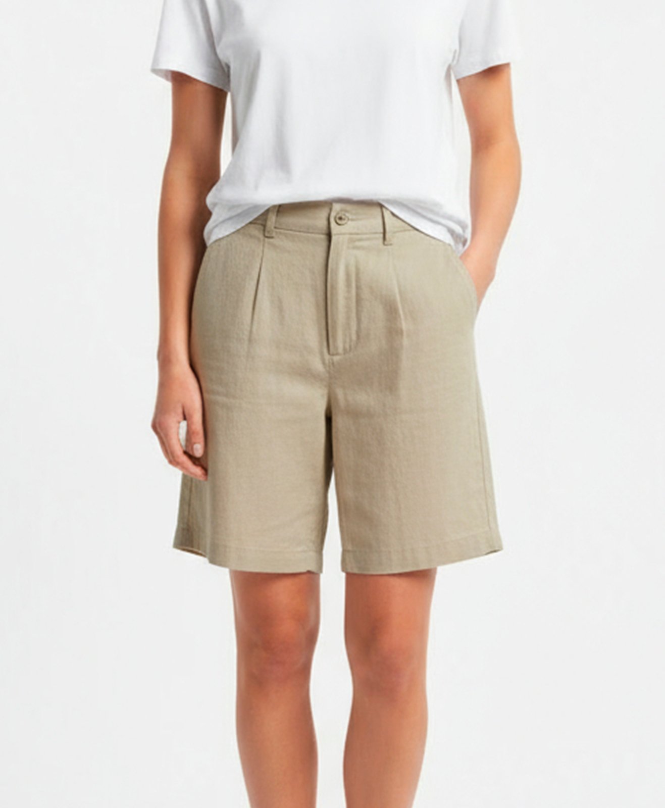 BERMUDA FEMININA LINHO BIVIK JEANS - 0210567 - Imagem 3