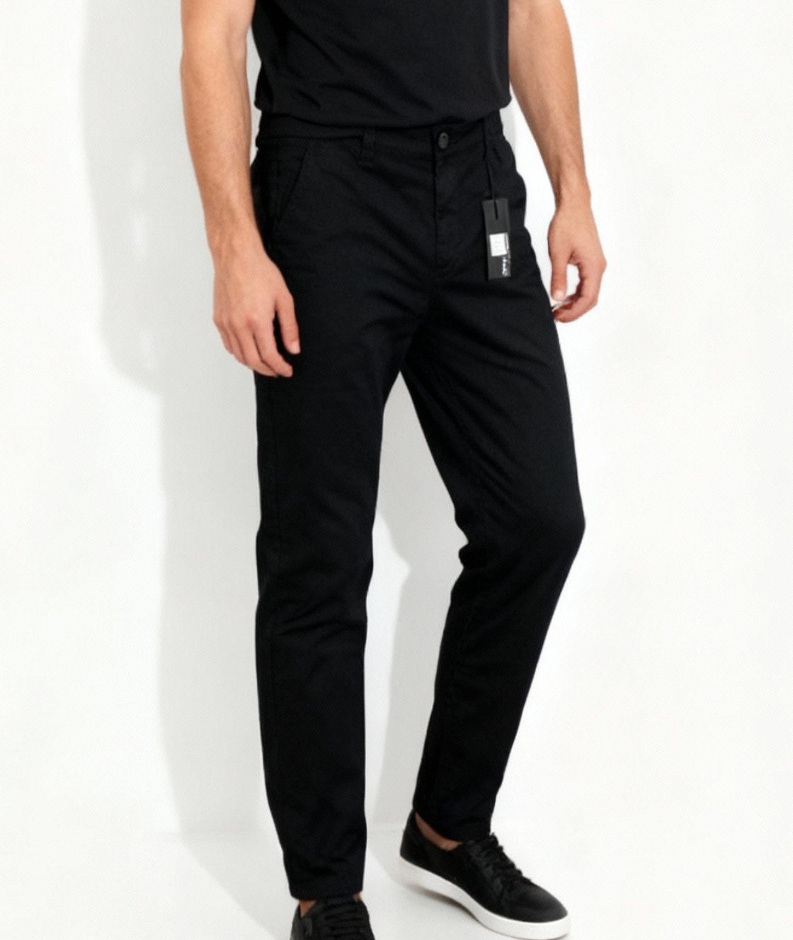 CALCA SARJA D'PANUS JEANS MASCULINA 1.1.4480 -50 PRETO - Imagem 7