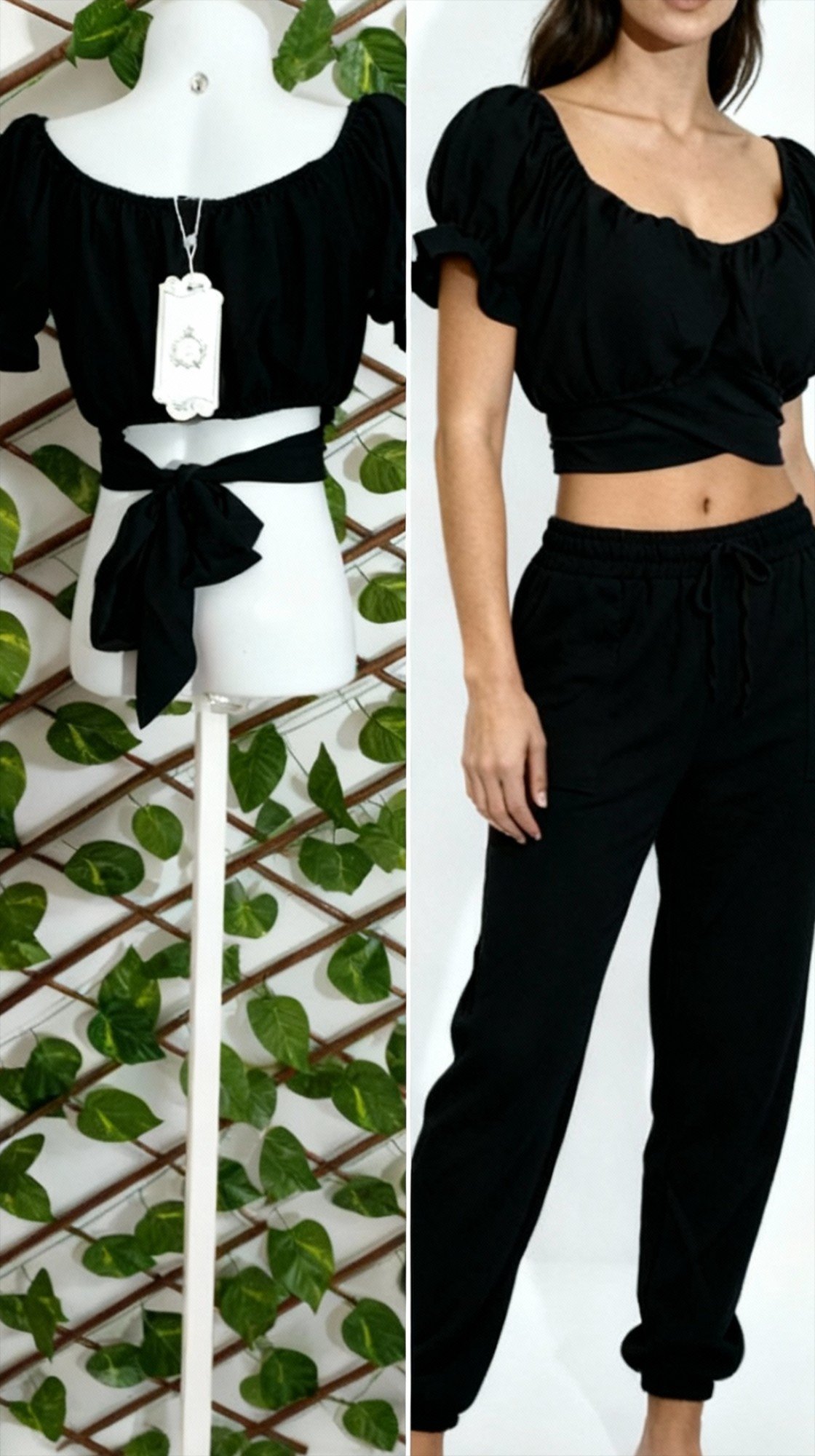 CONJUNTO CALCA JOGGER COM CROPPED DOTE DA RAINHA - Imagem 4