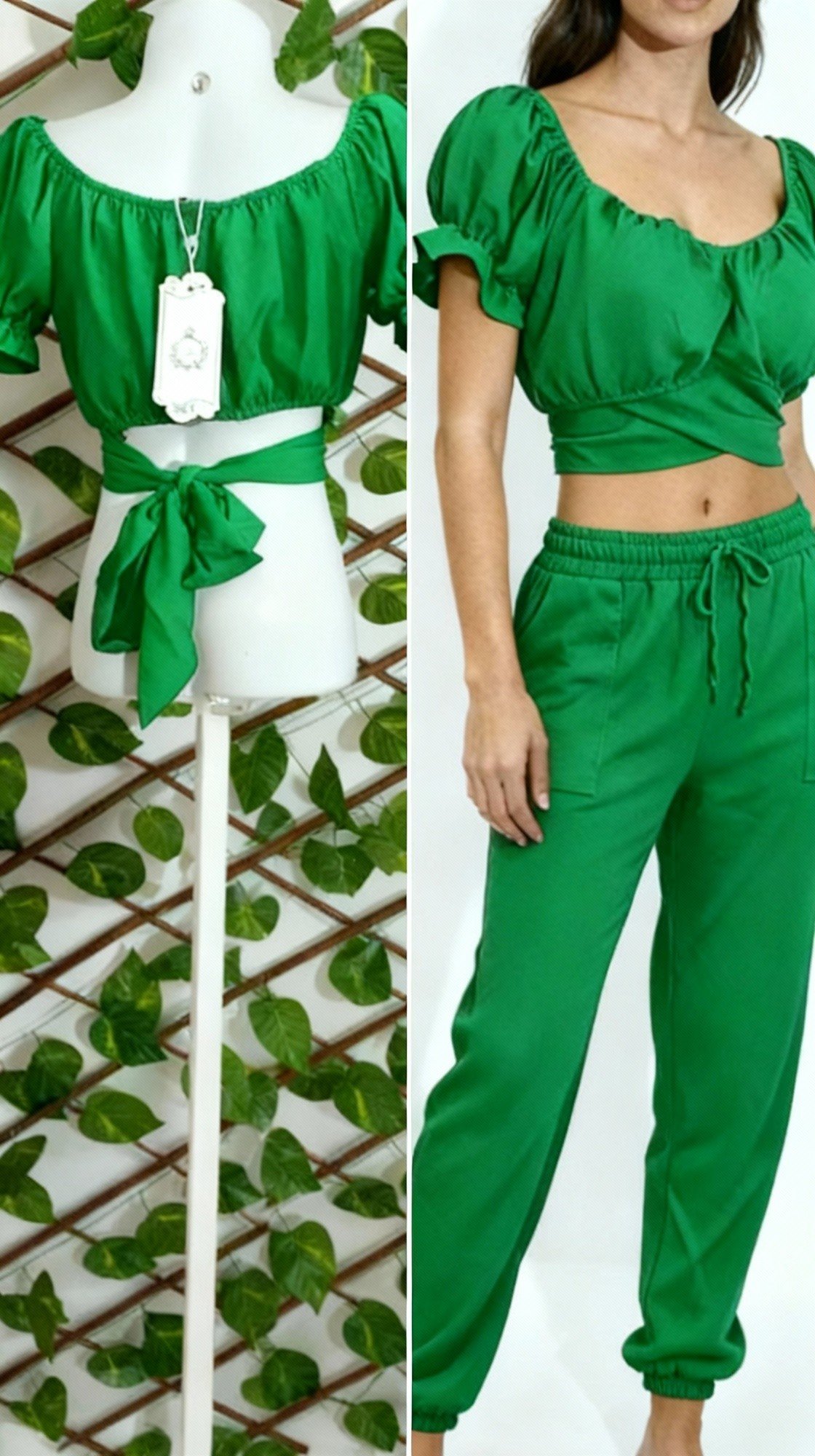CONJUNTO CALCA JOGGER COM CROPPED DOTE DA RAINHA - Imagem 12