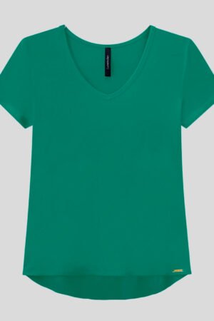 BLUSA MANGA CURTA BASICA MALHA VISCOSE LUNENDER - 00237
