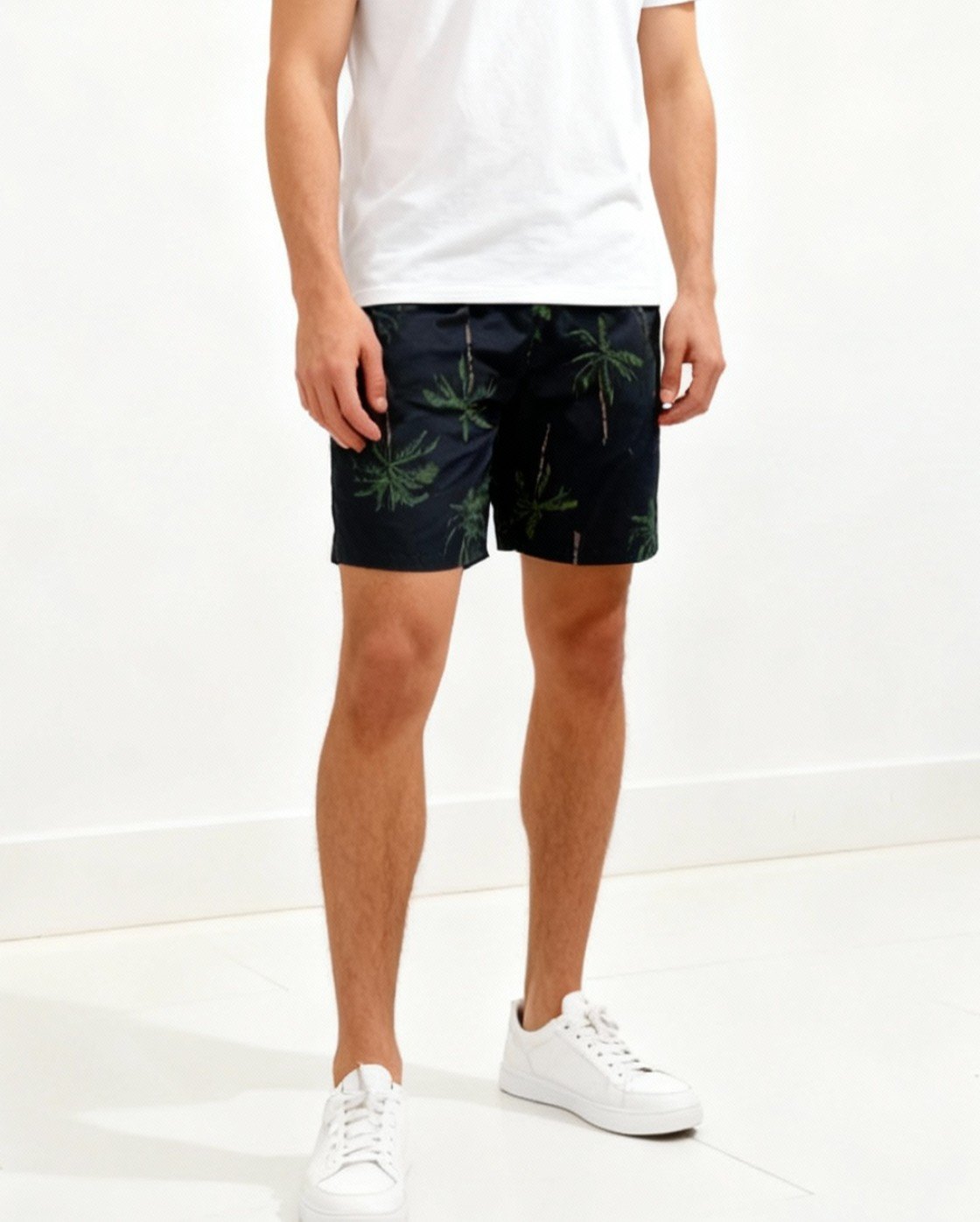 Bermuda Masculina Cintura Ajustavel Estampa Tactel