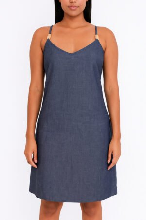 VESTIDO FEMININO DE ALCAS HABANA - 2231038