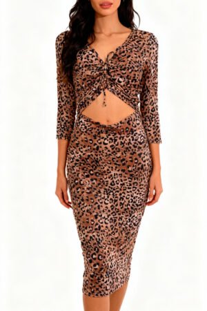 VESTIDO FEMININO CANELADO IDHOK - 21.12069