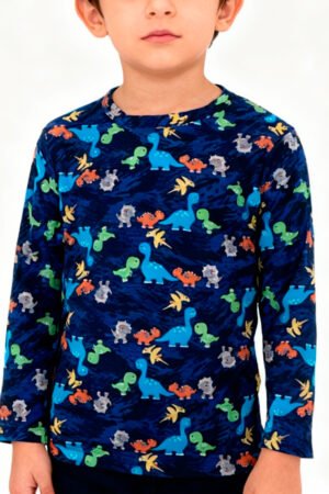 CAMISETA MANGA LONGA PROTECAO UV BdBB MODA INFANTIL - 47