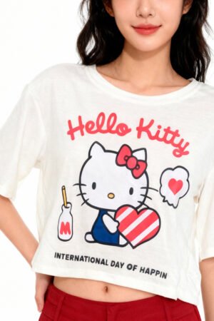 T SHIRT CROPPED OVERSIZE FEMININA GeB BROS