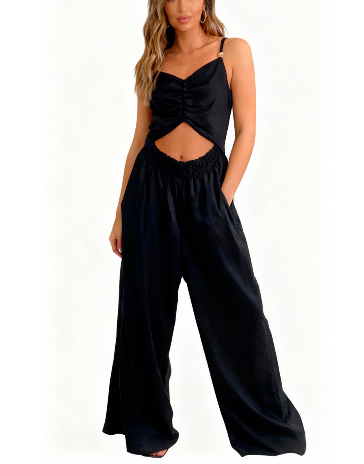 MACACAO PANTALONA LINHO FEMININO LUNENDER - 45554