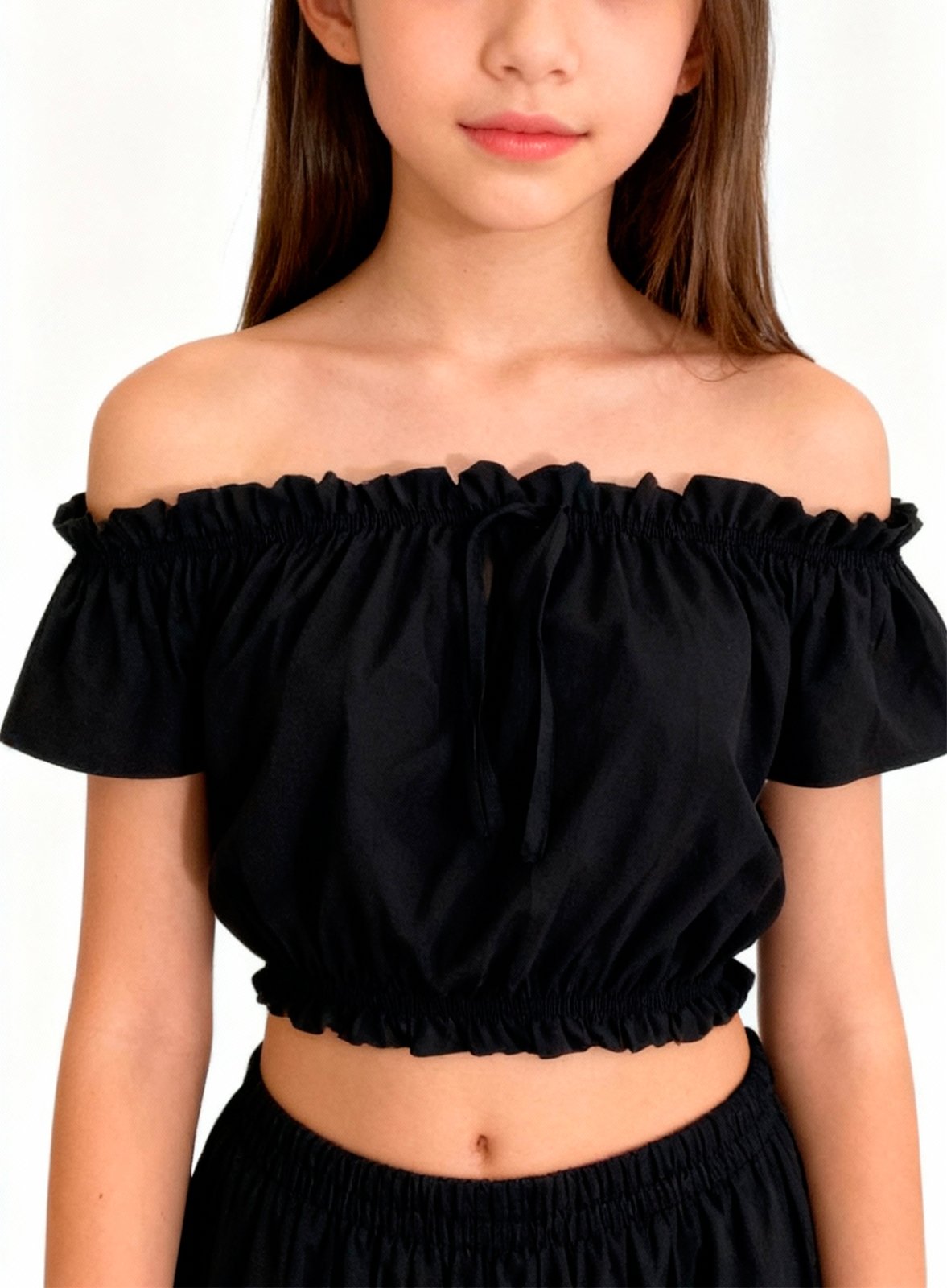 CROPPED JUVENIL OMBRO A OMBRO LUAR CONFECCOES - Imagem 11