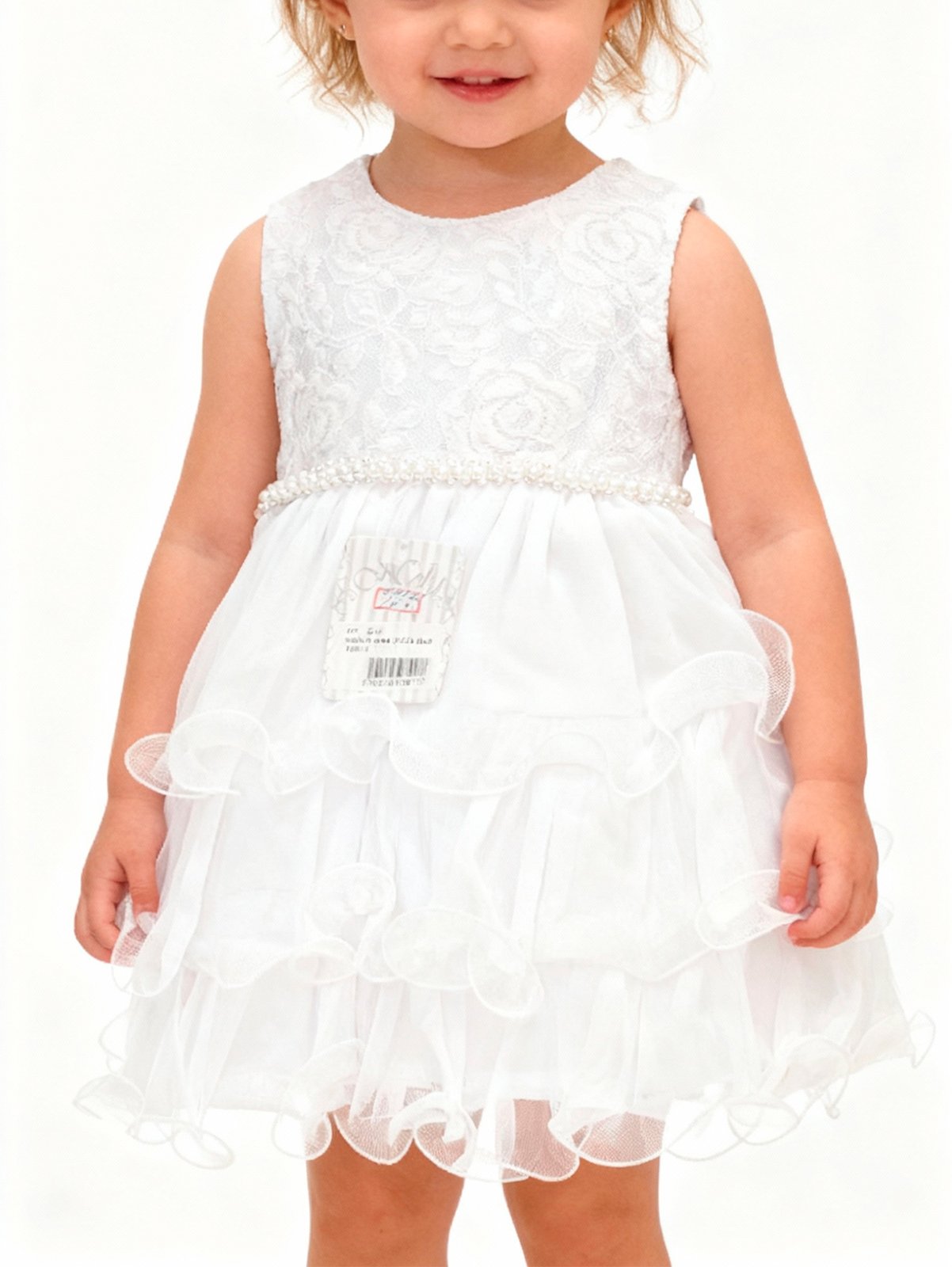 VESTIDO INFANTIL SEM MANGAS SOCIAL FESTA NELU - 2916