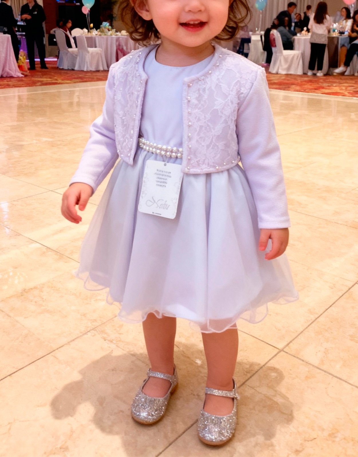 VESTIDO INFANTIL SOCIAL FESTA NELU - 2918 - Imagem 2