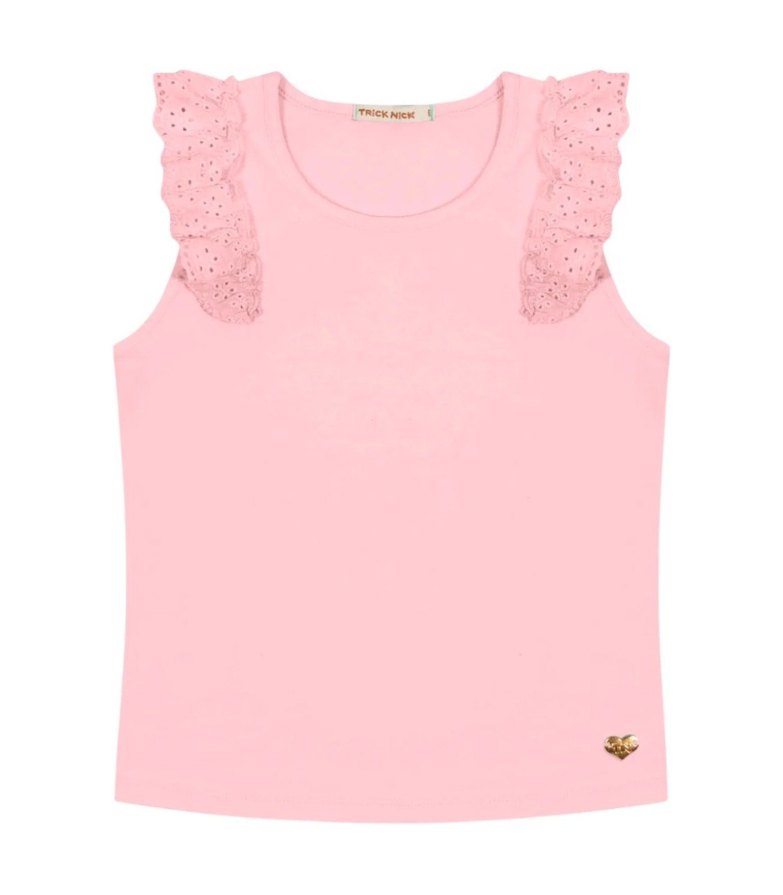 BLUSA SEM MANGAS INFANTIL MENINA TRICK NICK - TB1130842 - Imagem 4