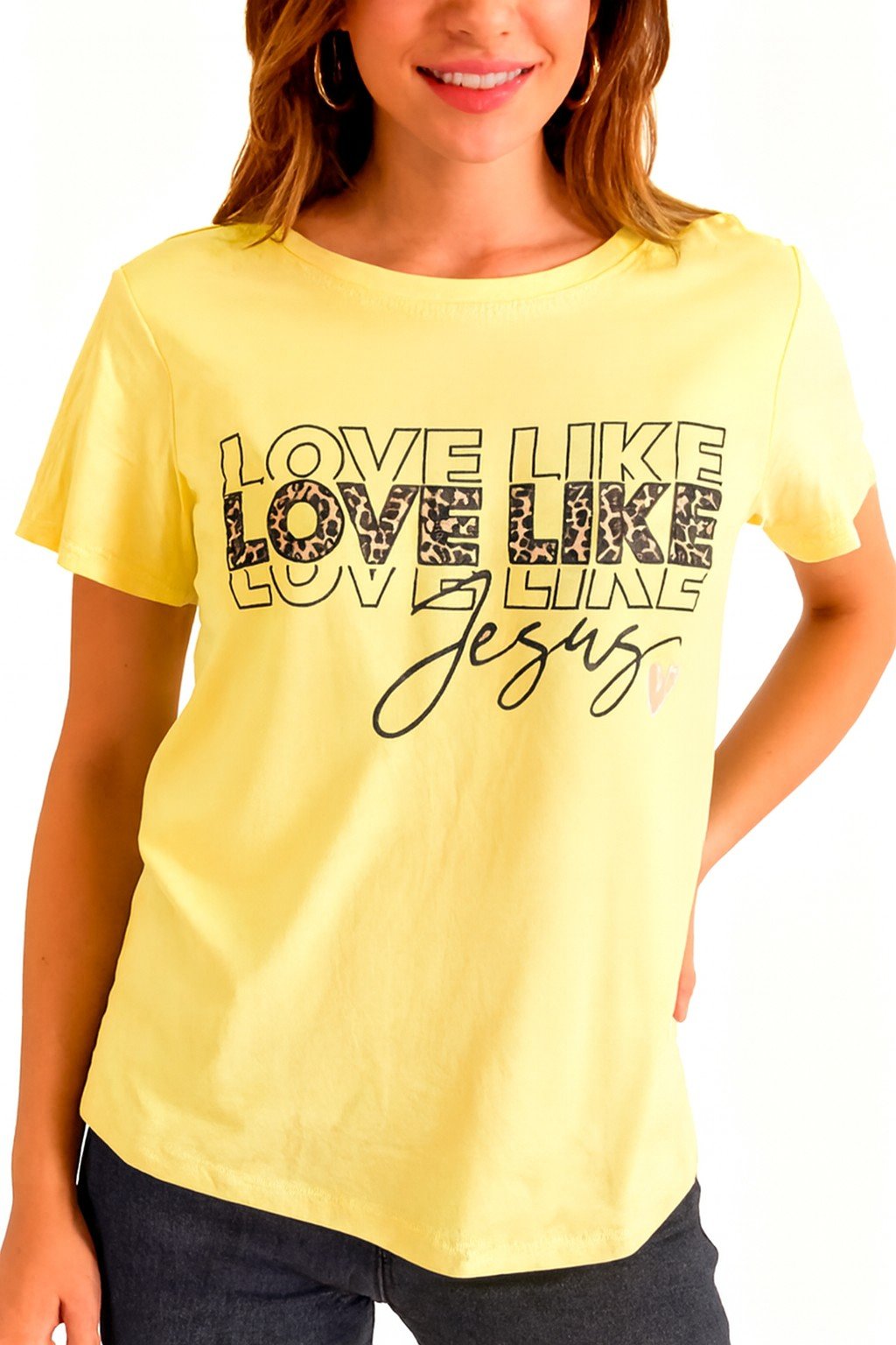 CAMISETA T SHIRT FEMININA GeB BROS LOVE LIKE - Imagem 4