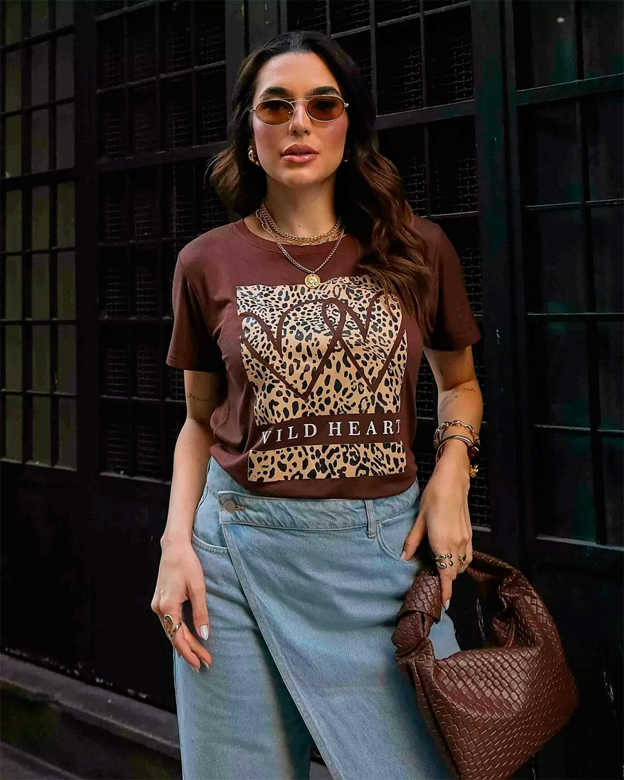 CAMISETA T SHIRT FEMININA GeB BROS WILD HEART - Imagem 2