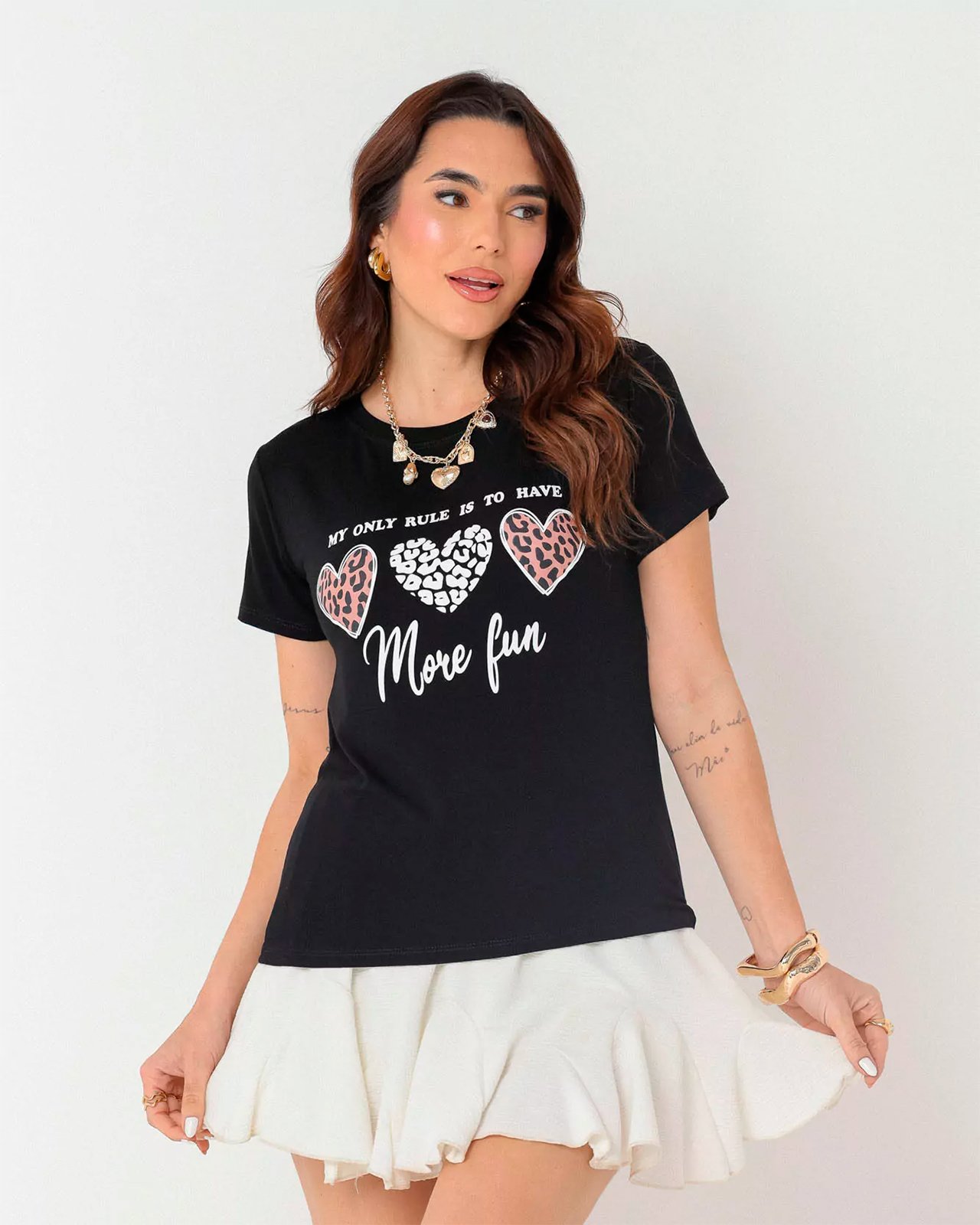 CAMISETA T SHIRT FEMININA GeB BROS MORE FUN - Imagem 2