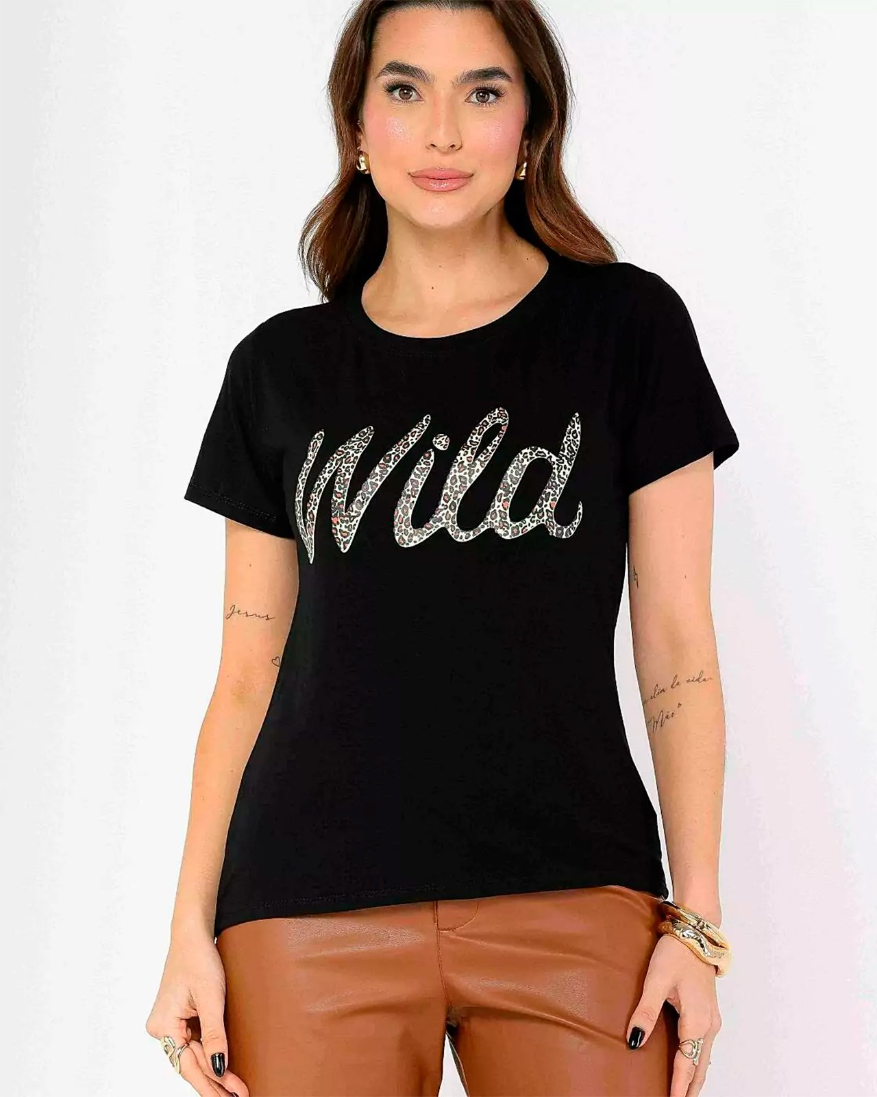 CAMISETA T SHIRT FEMININA GeB BROS WILD
