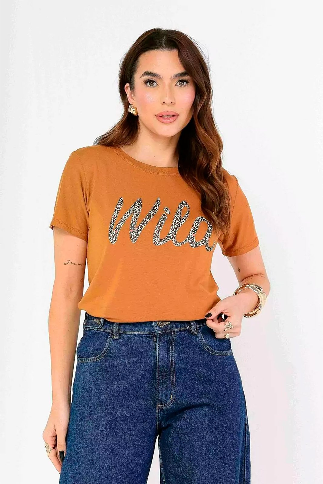 CAMISETA T SHIRT FEMININA GeB BROS WILD - Imagem 4