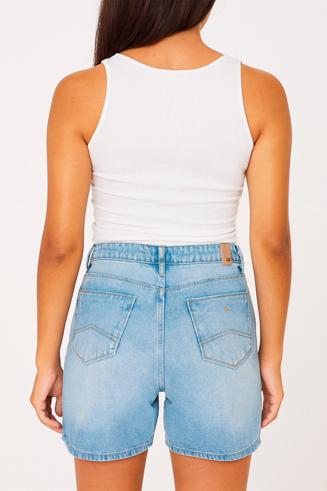 BERMUDA FEMININA COS MEDIO CARROT TEEZZ JEANS - TE22101 - Imagem 3
