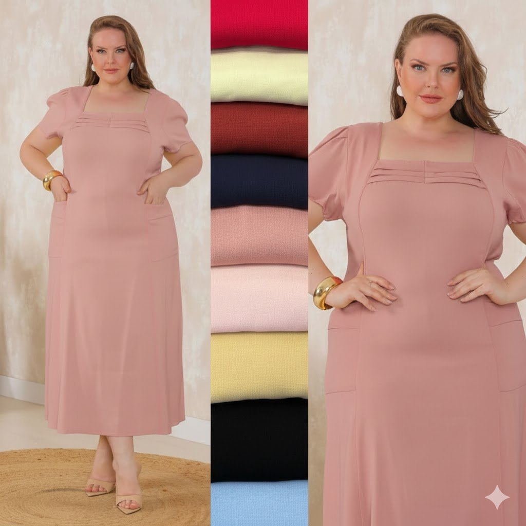 VESTIDO ALFAIATARIA LINHO