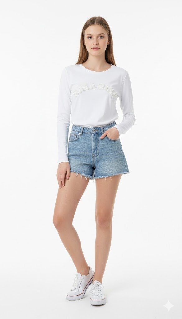 BLUSA MANGA LONGA JUVENIL MENINA ROVITEX 6159503