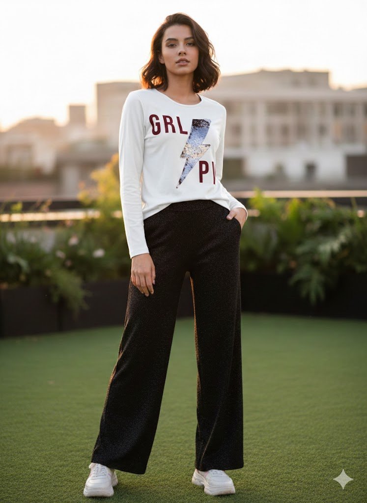 BLUSA MANGA LONGA JUVENIL MENINA ROVITEX 6153623 - Imagem 8