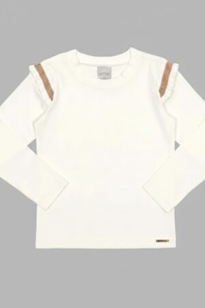BLUSA MANGA LONGA INFANTIL CANELADA ALAKAZOO - 67923