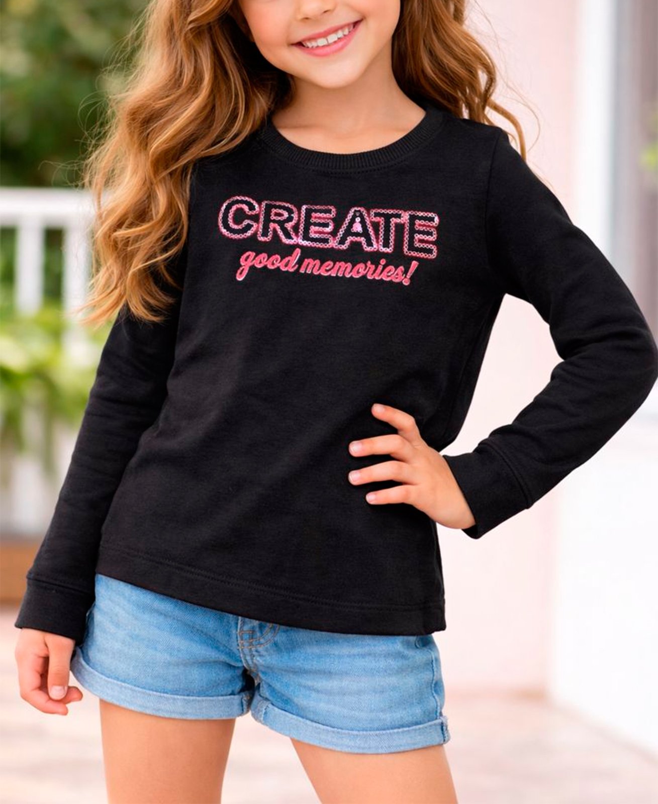 BLUSA MOLETOM MANGA LONGA INFANTIL TRICK NICK - 1125891