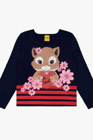 BLUSA MANGA LONGA INFANTIL ROVITEX - 3136071
