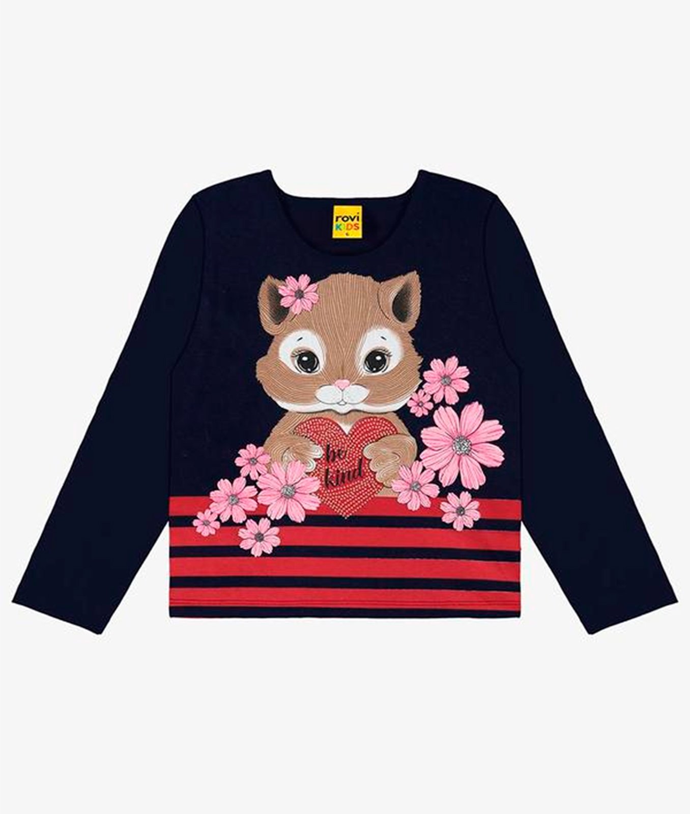 BLUSA MANGA LONGA INFANTIL ROVITEX - 3136071