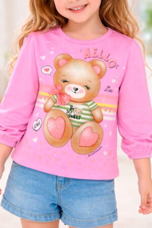 BLUSA MANGA LONGA INFANTIL ROVITEX - 3132901