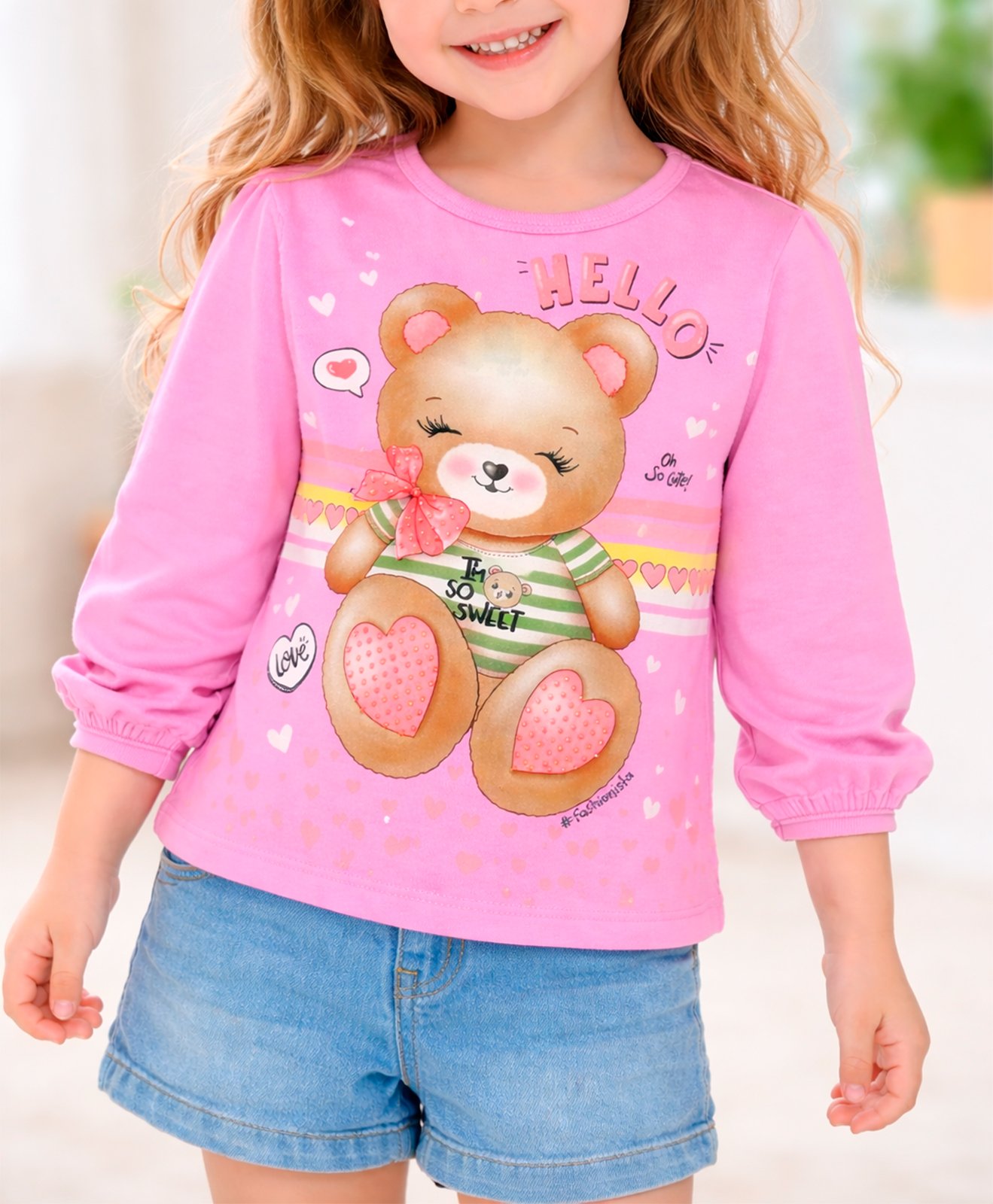 BLUSA MANGA LONGA INFANTIL ROVITEX - 3132901