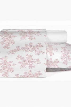 JOGO LEMCOL 4 PECAS TEKA PERCAL 180 FIOS FLORENCA COM DOBRA E FRONHA COM ABA